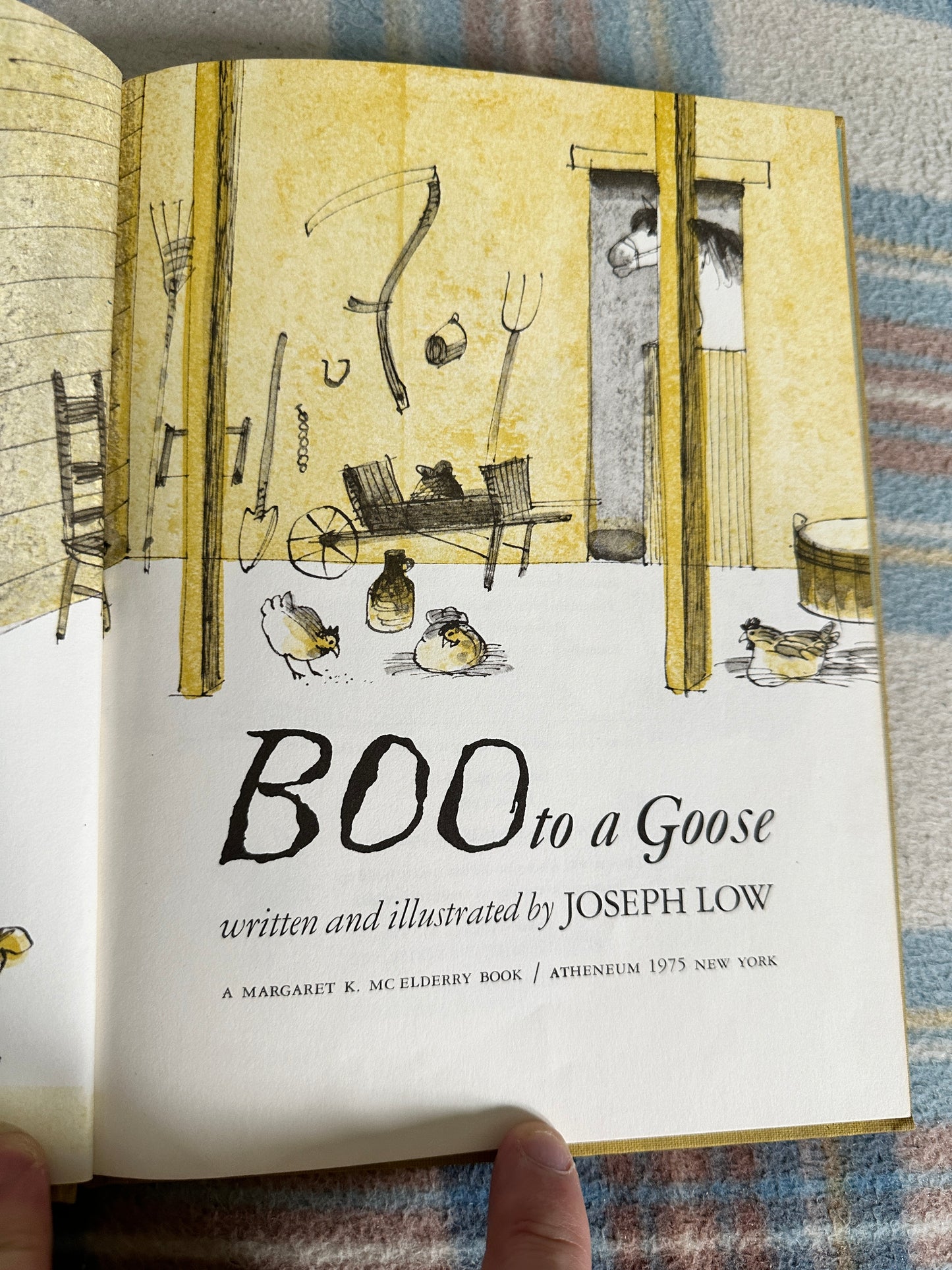 1975*1st* Boo To A Goose - Joseph Low(Atheneum Press)