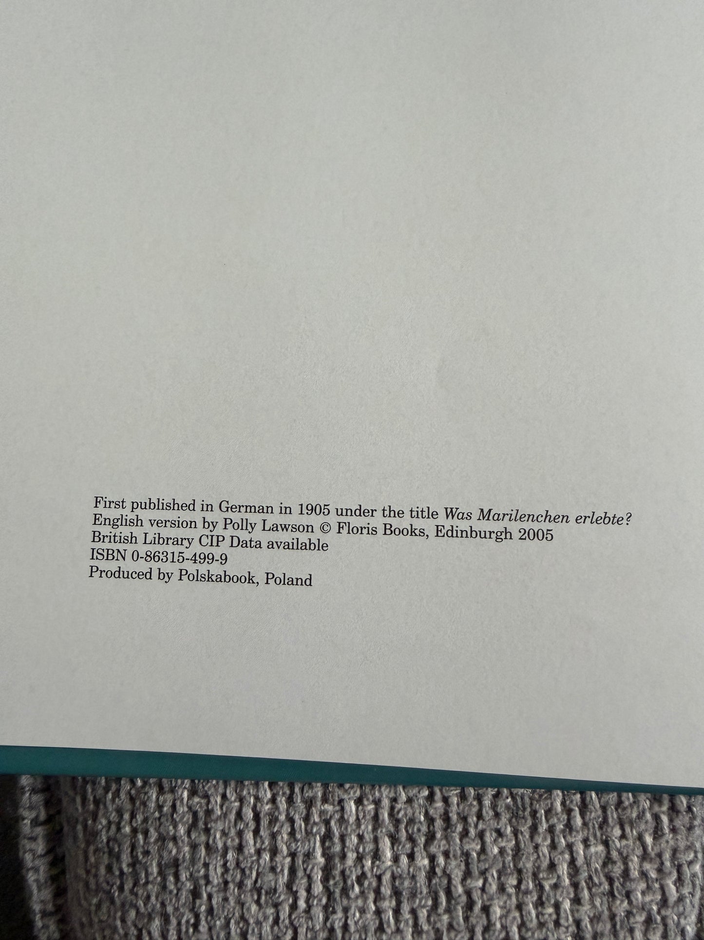 2005 The Story Of The Snow Children - Sibylle Von Olfers (Floris Books)