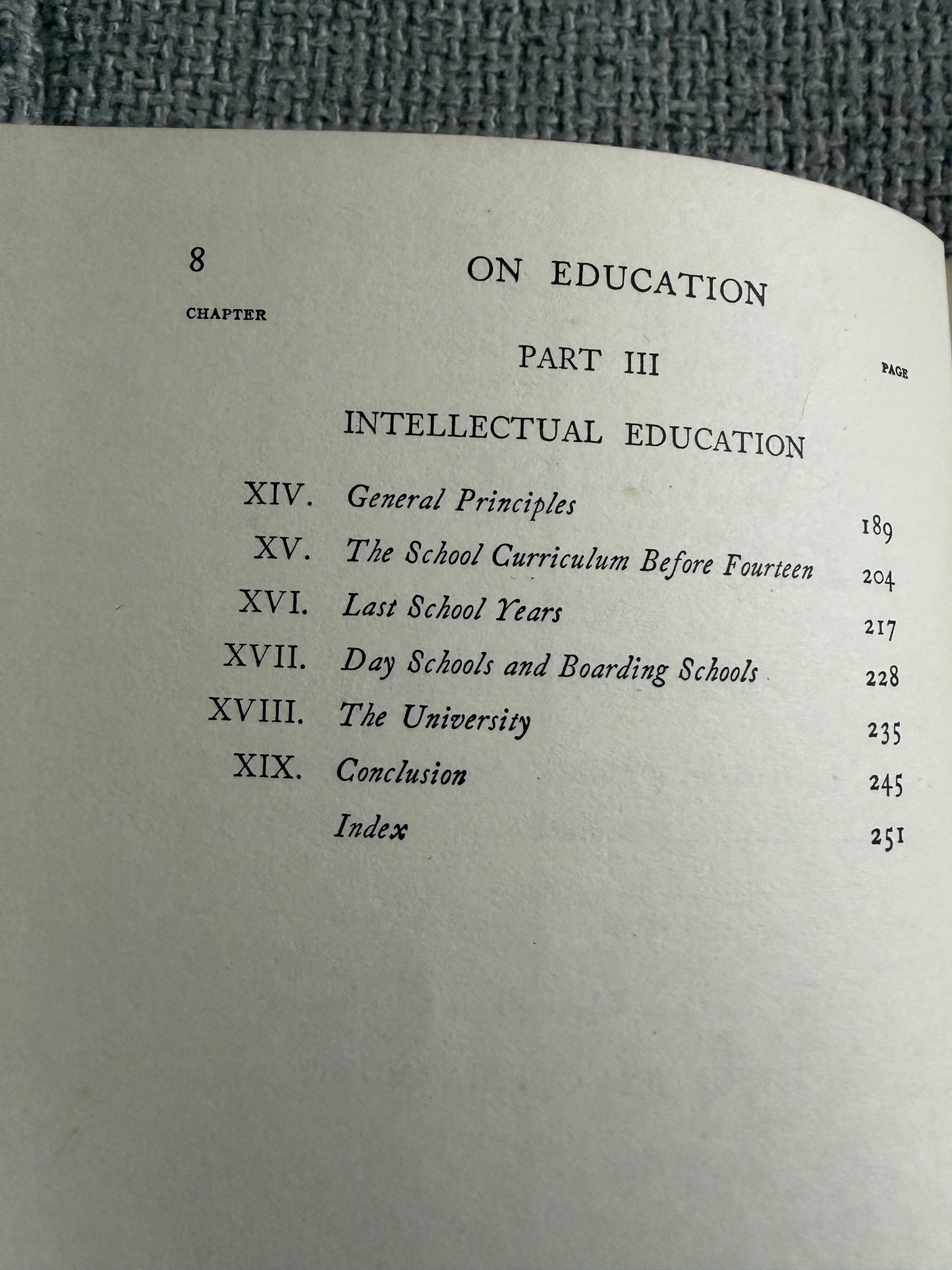 1957 On Education (Especially In Early Childhood) Bertrand Russell (George Allen & Unwin Ltd)