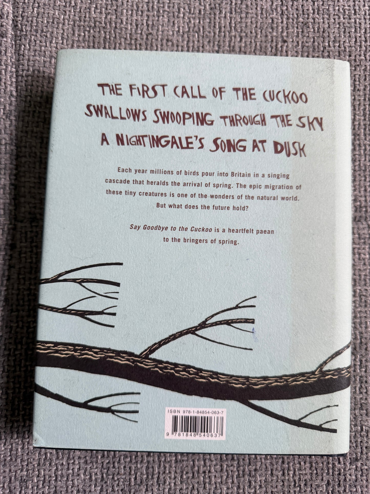 2009*1st* Say Goodbye To The Cuckoo - Michael McCarthy (John Murray)