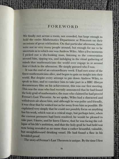 1997 Fermat’s Last Theorem - Simon Singh (Fourth Estate)