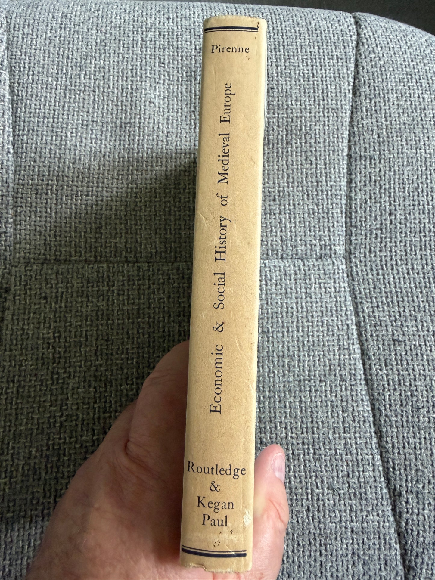 1965 Economic & Social History Of Medieval Europe - Professor H. Pirenne (Routledge & Kegan Paul)