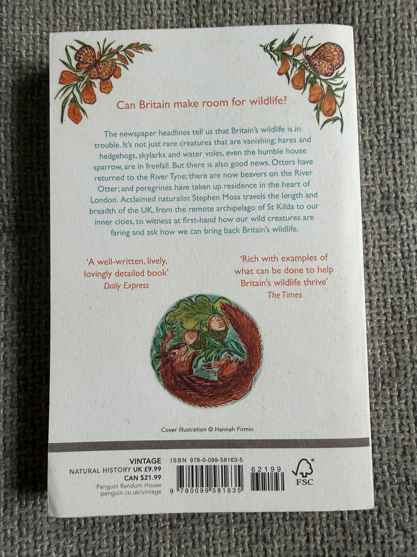 2016 Wild Kingdom Bringing Back Britain’s Wildlife - Stephen Moss (Vintage)