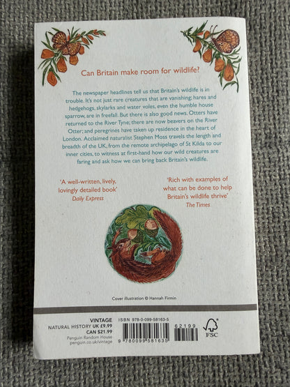 2016 Wild Kingdom Bringing Back Britain’s Wildlife - Stephen Moss (Vintage)