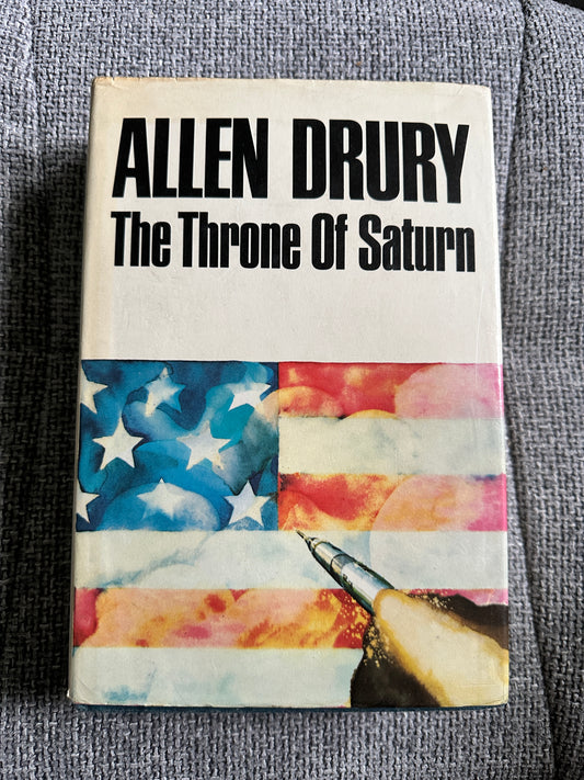 1971*1st* The Throne Of Saturn(A Novel Of Space & Politics) Allen Drury(Michael Joseph)