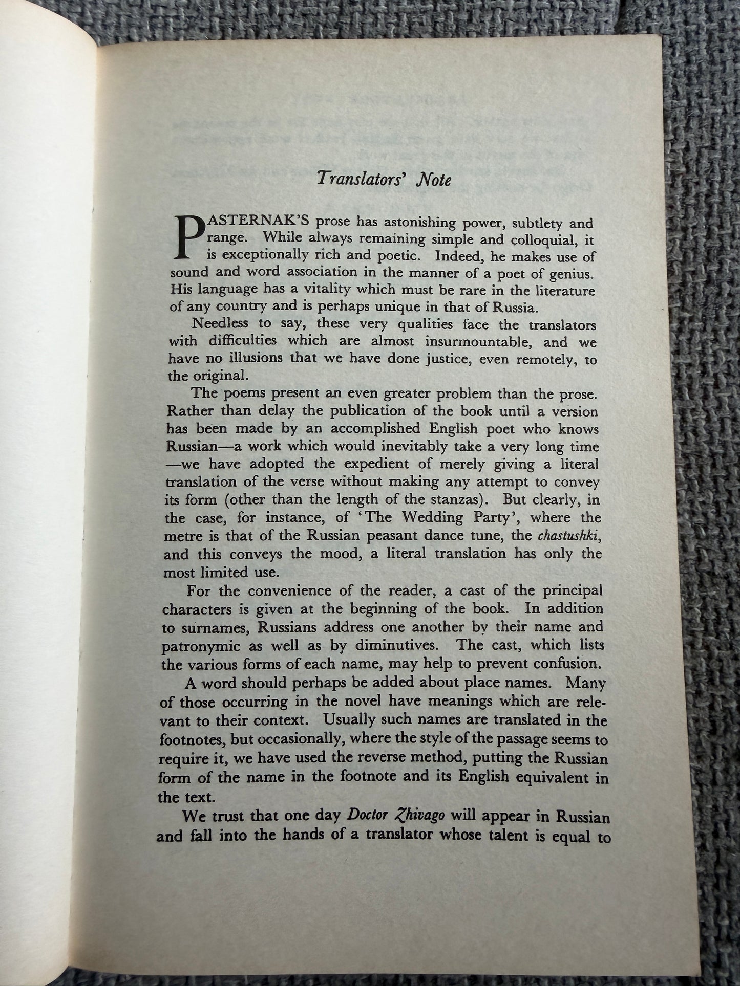 1996 Doctor Zhivago - Boris Pasternak (Harvill / Panther)