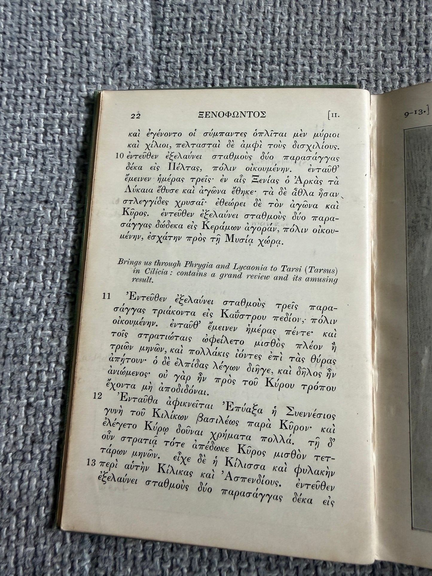 1928 Xenophon Anabasis Book 1 - E. C.  Marchant (Bell’s Illustrated Classics) English/Greek