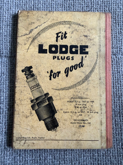 1950 The Book Of The Austin Ten - Staton Abbey (Sir Isaac Pitman & Sons Ltd)