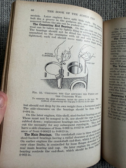 1950 The Book Of The Austin Ten - Staton Abbey (Sir Isaac Pitman & Sons Ltd)