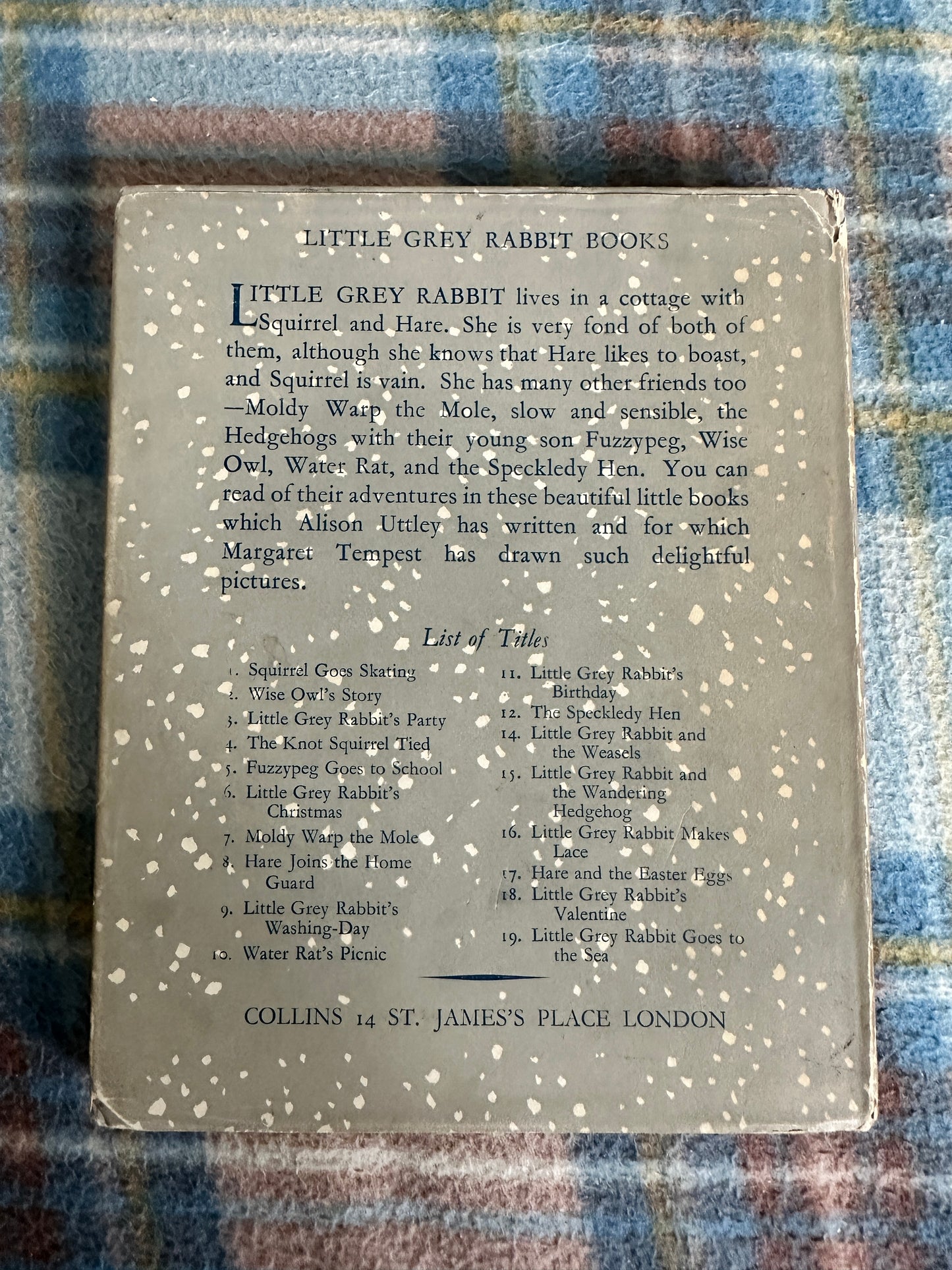 1955 Little Grey Rabbit’s Christmas - Alison Uttley(Margaret Tempest illustration)Collins