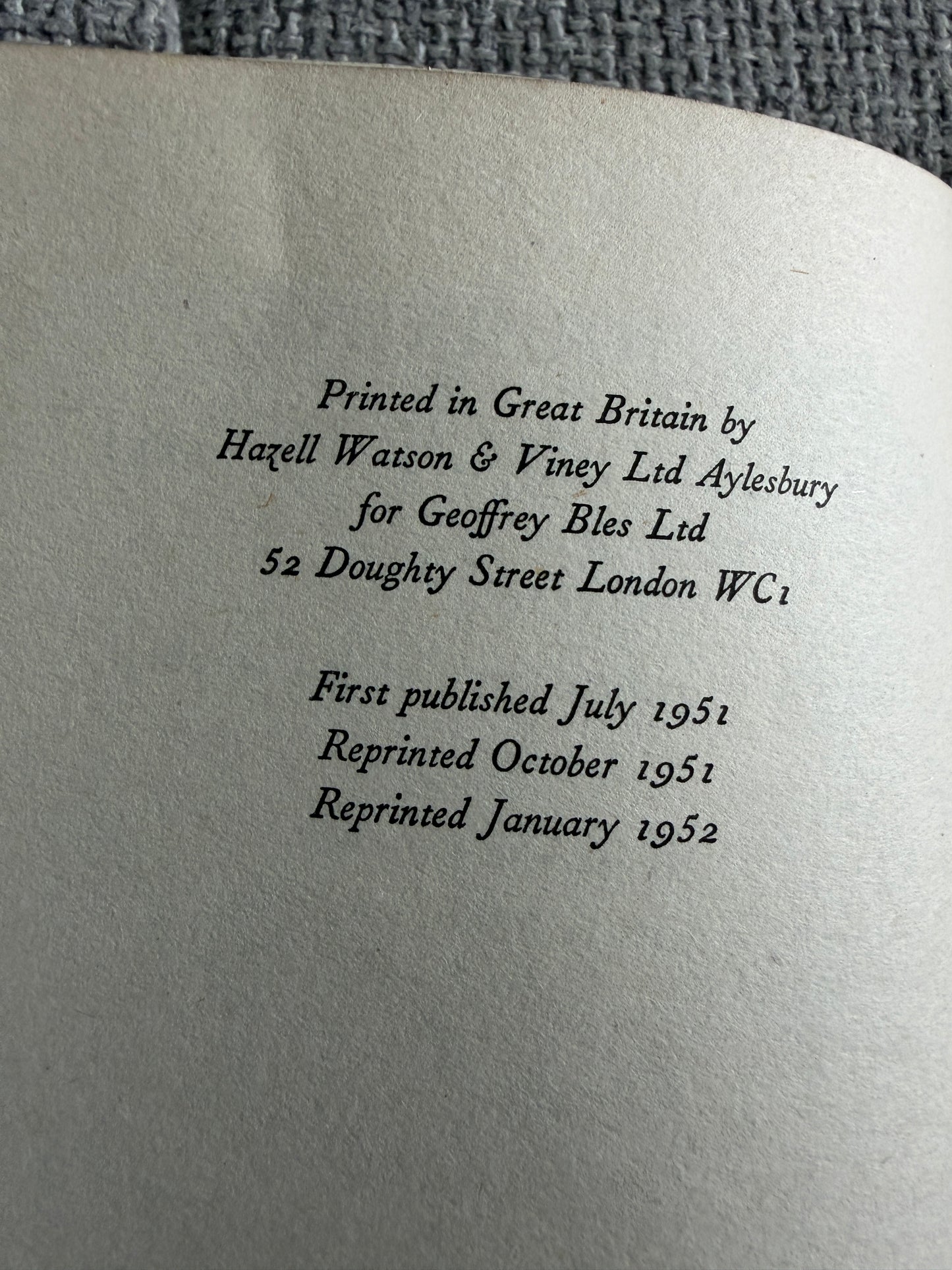 1952 A Journey To Florence In 1817 - Harriet Charlotte Beaujolois Campbell (Geoffrey Bles)
