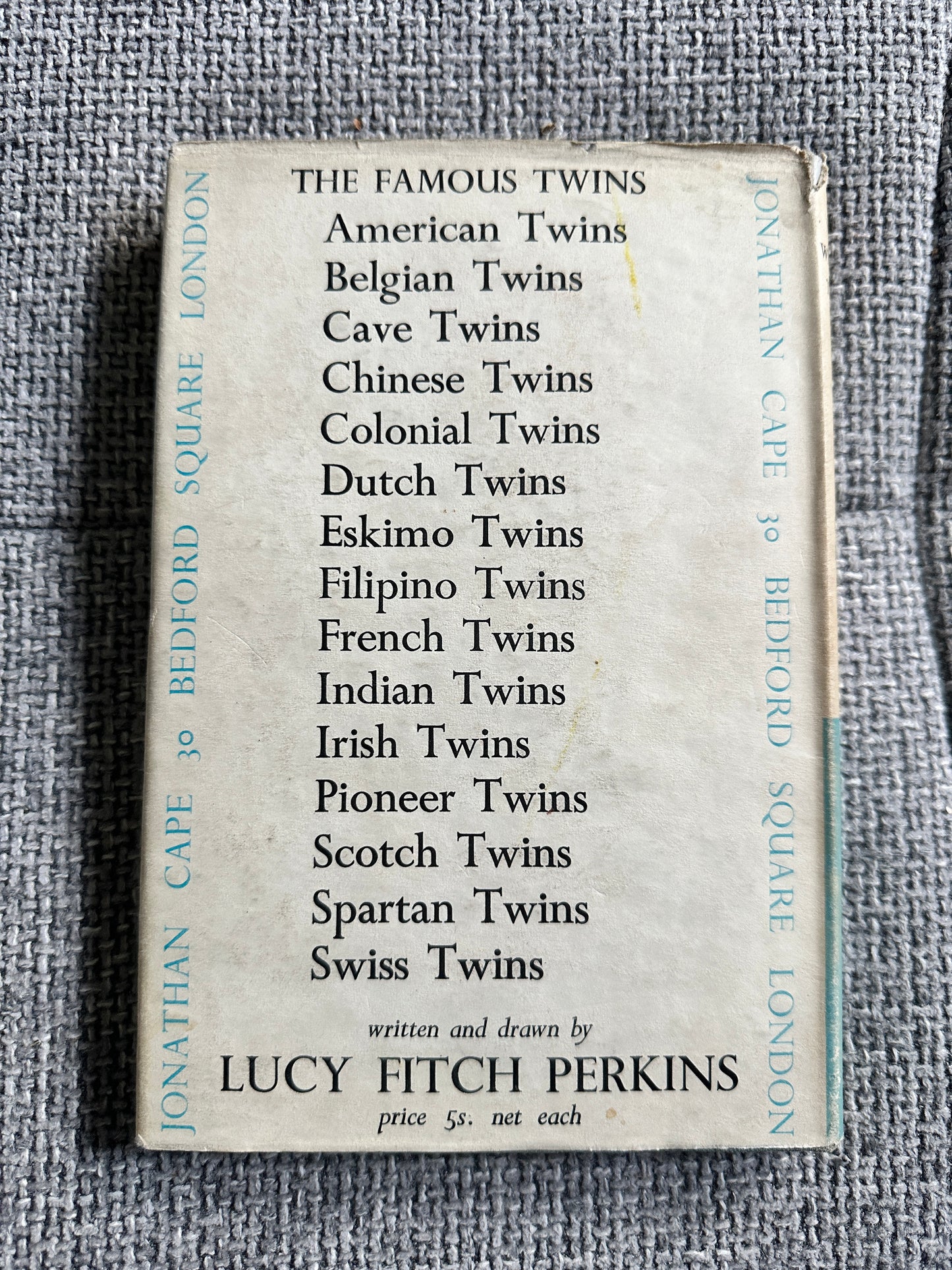 1949 The Norwegian Twins - Lucy Fitch Perkins(Jonathan Cape Publisher)