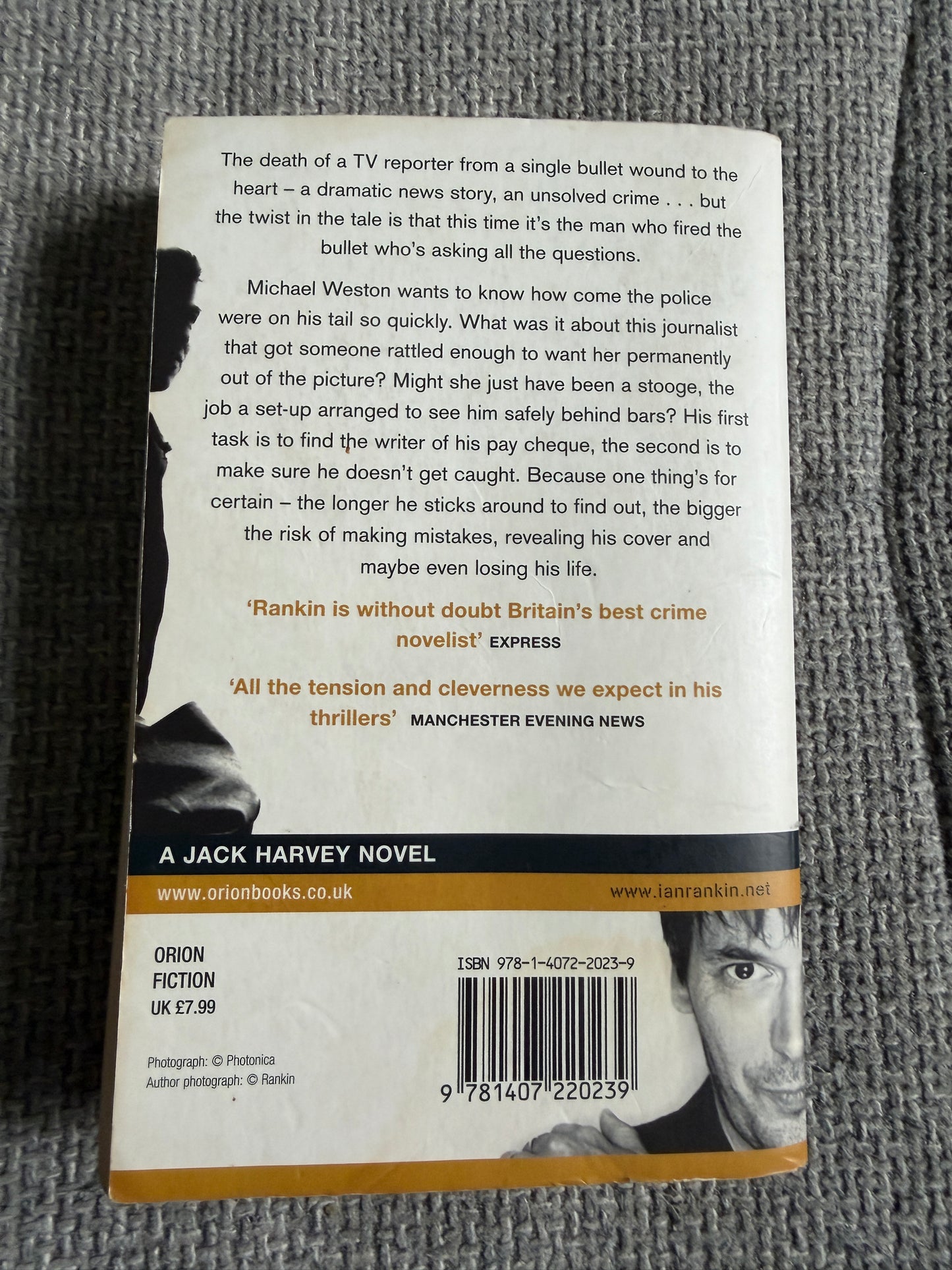 2006 Bleeding Hearts - Ian Rankin (Jack Harvey) Orion