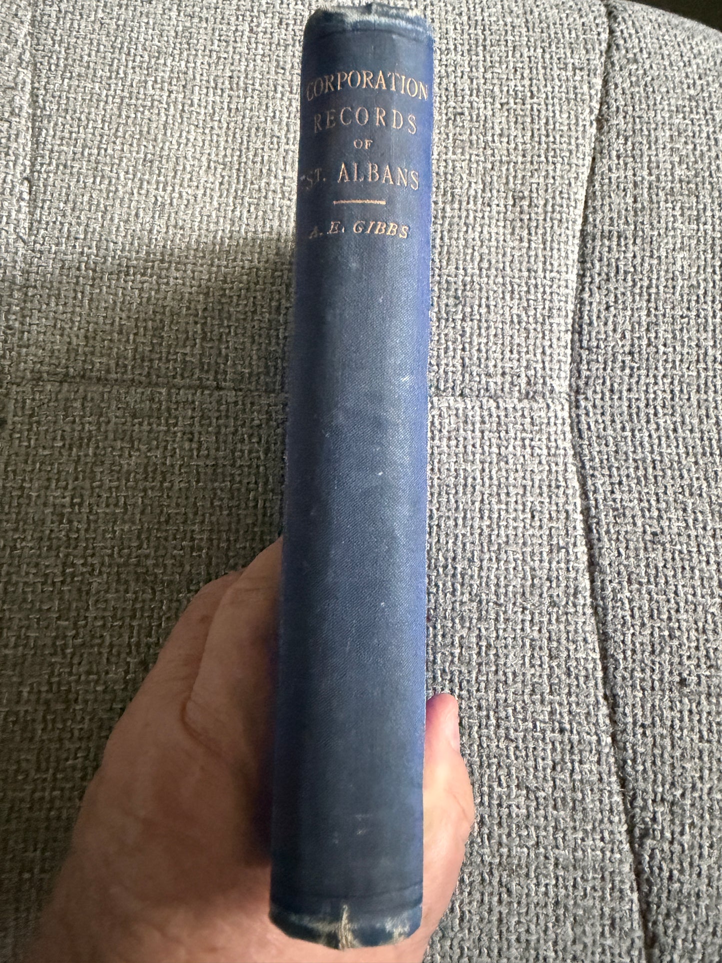 1890 The Corporation Records Of St. Albans - A. E. Gibbs (Gibbs & Bamforth)