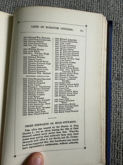 1890 The Corporation Records Of St. Albans - A. E. Gibbs (Gibbs & Bamforth)