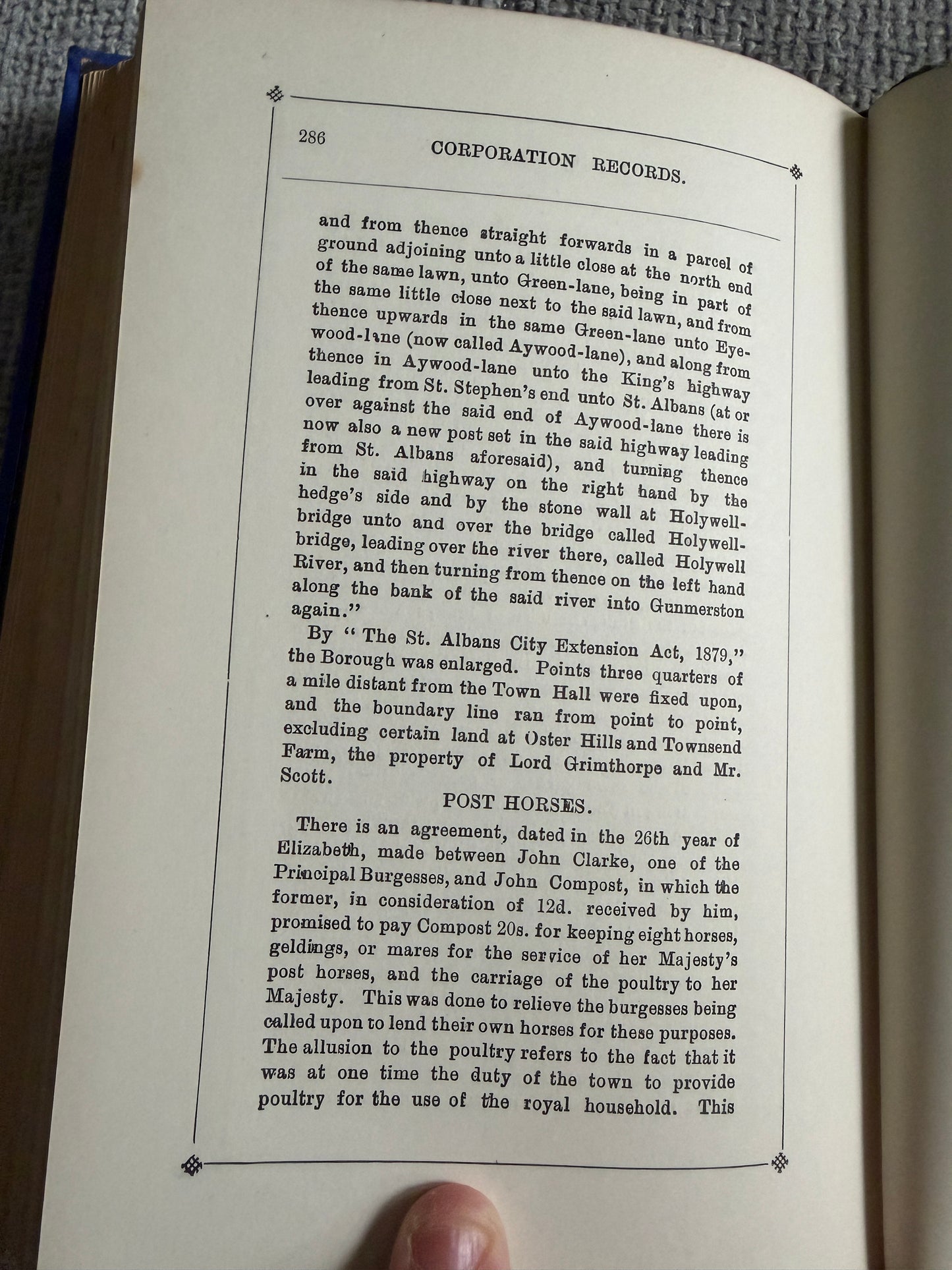 1890 The Corporation Records Of St. Albans - A. E. Gibbs (Gibbs & Bamforth)