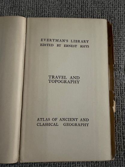 1909 Atlas Of Ancient & Classical Geography (J. M. Dent & Co) Maps etc.