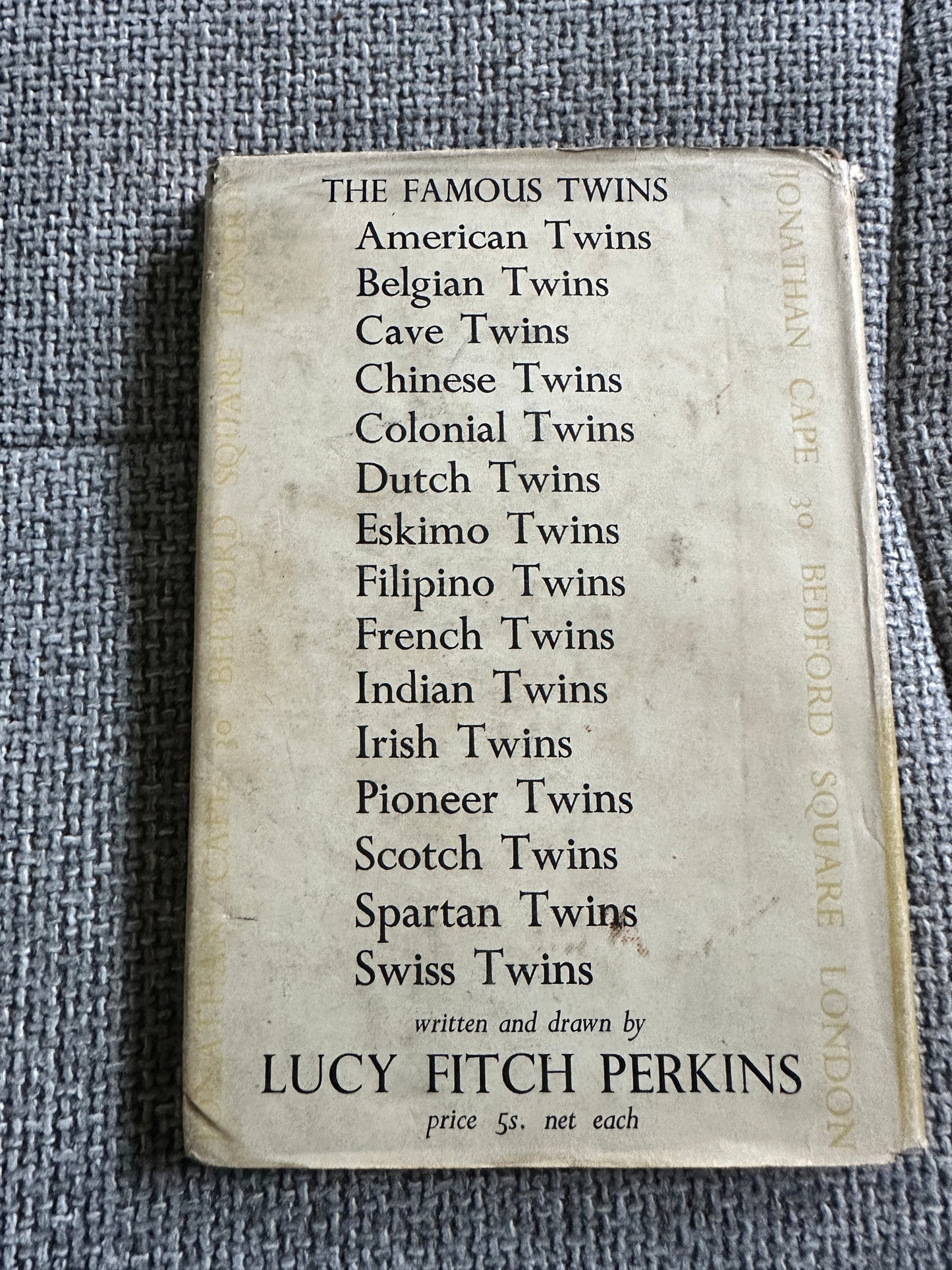 1946 The Spartan Twins - Lucy Fitch Perkins(Rhoda Power intro)Jonathan Cape