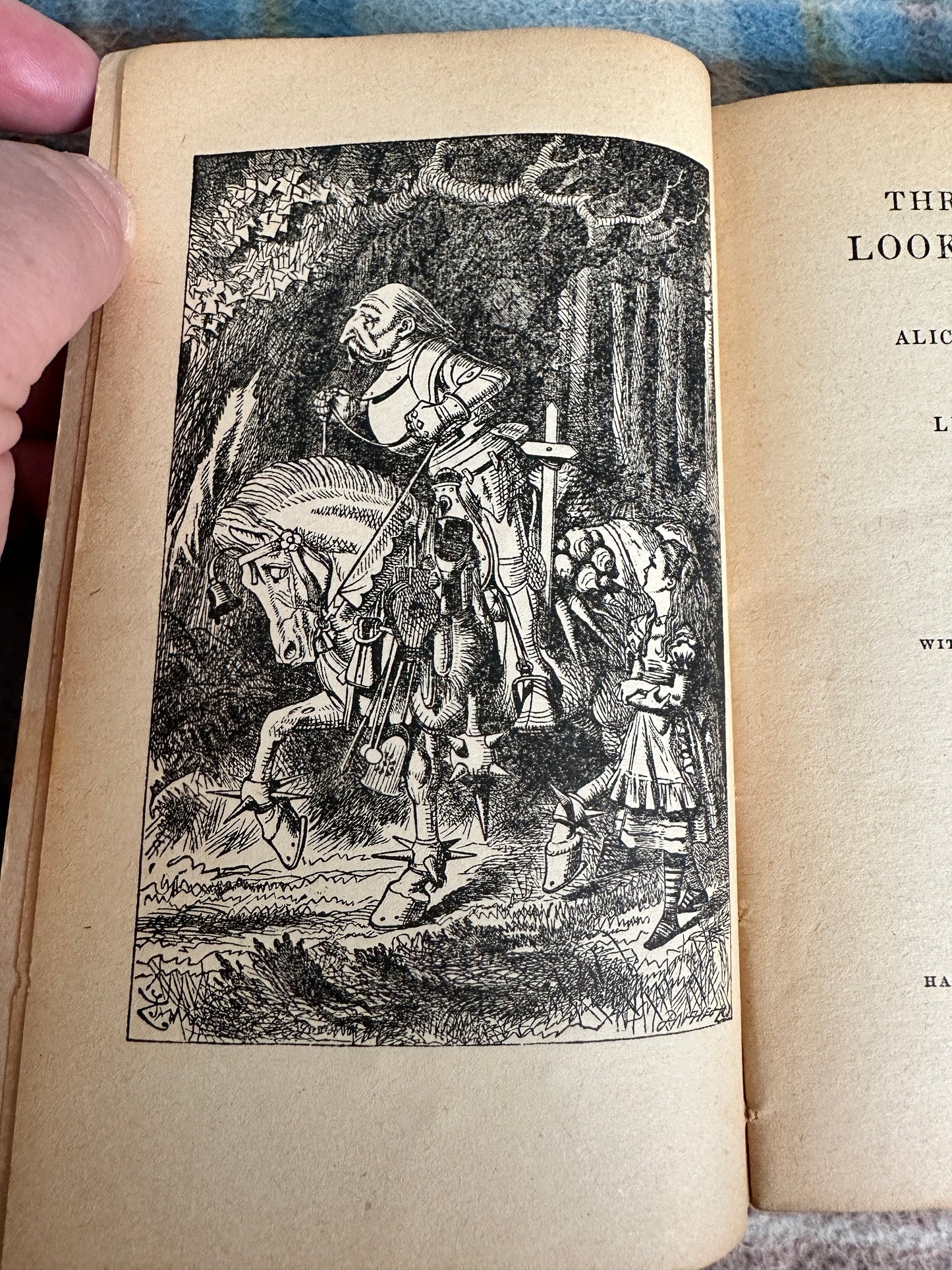 1951 Through The Looking Glass- Lewis Carroll(John Tenniel illustrated)Puffin Story Book