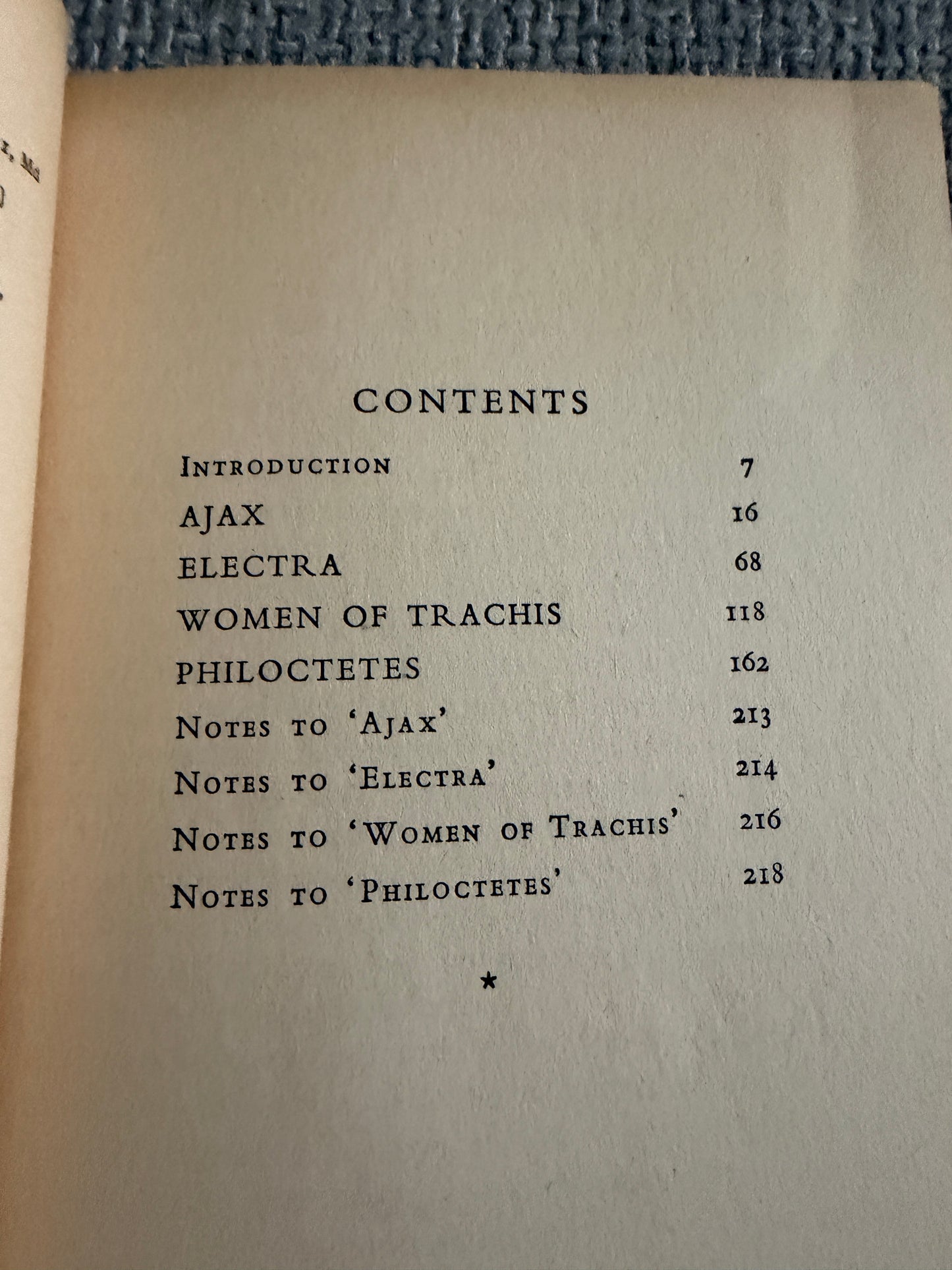 1954 Electra & Other Plays translated by E. F. Watling (Penguin Classics)