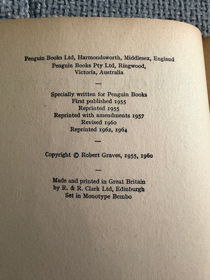 1964 The Greek Myths: 1 - Robert Graves (Pelican Original)