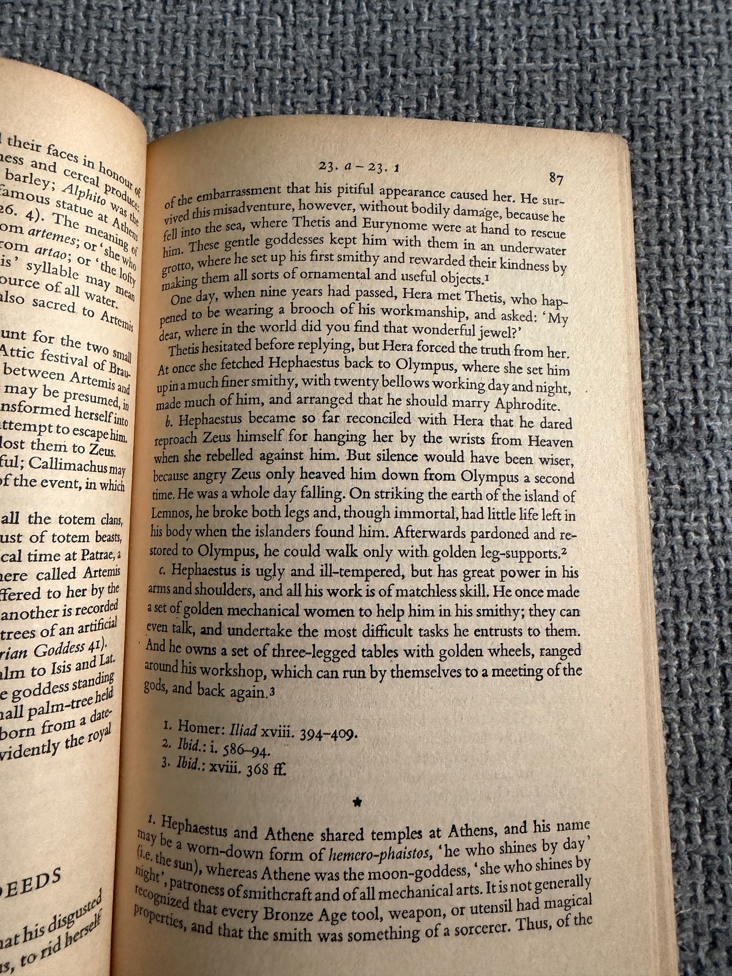 1964 The Greek Myths: 1 - Robert Graves (Pelican Original)