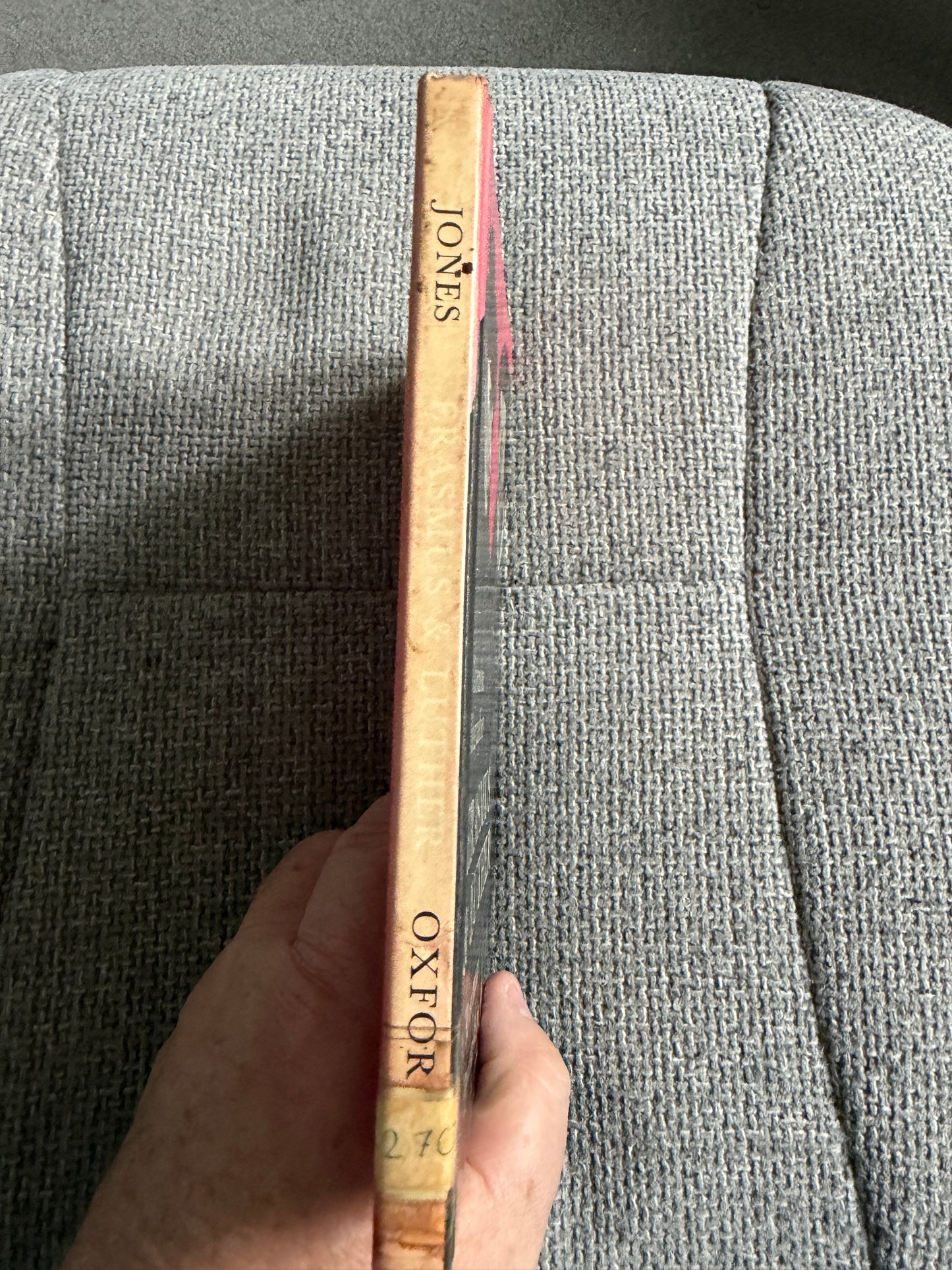 1968 Erasmus & Luther (Clarendon Biographies) Rosemary Devonshire Jones (Oxford University Press)