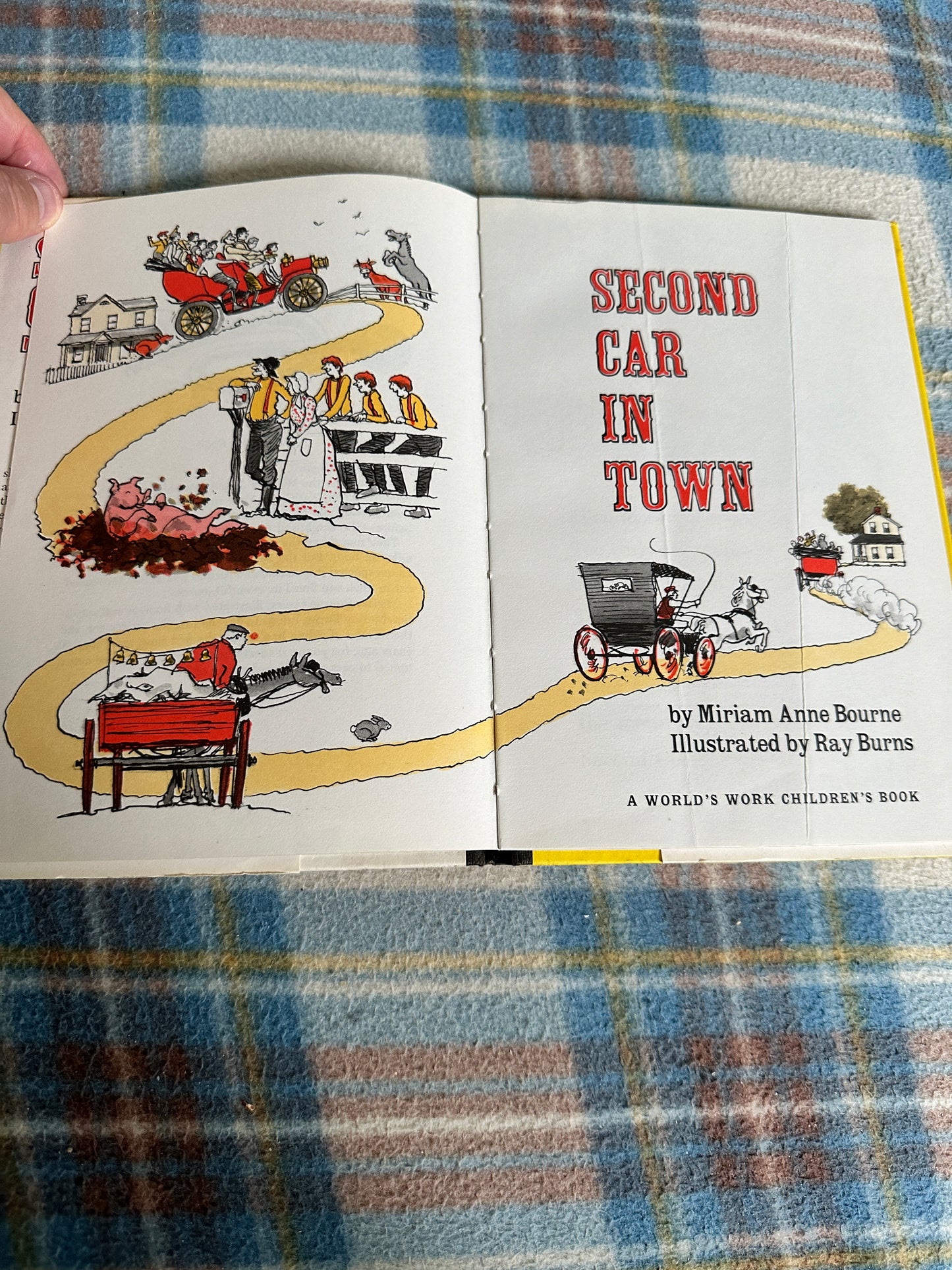 1973*1st* Second Car In Town - Miriam Anne Bourne(Illust Ray Burns) A Worlds Work Children’s Book