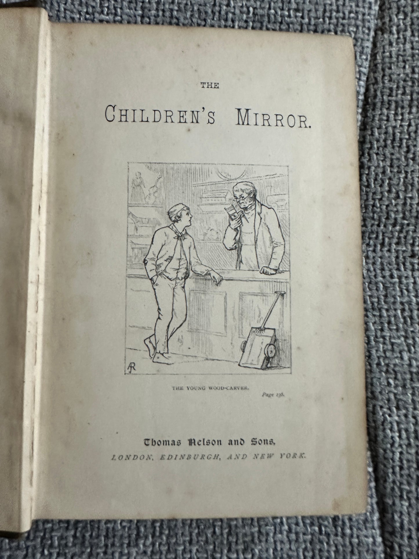 1890 The Children’s Mirror(A Treasury Of Stories) Cousin Kate(Thomas Nelson & Sons publisher