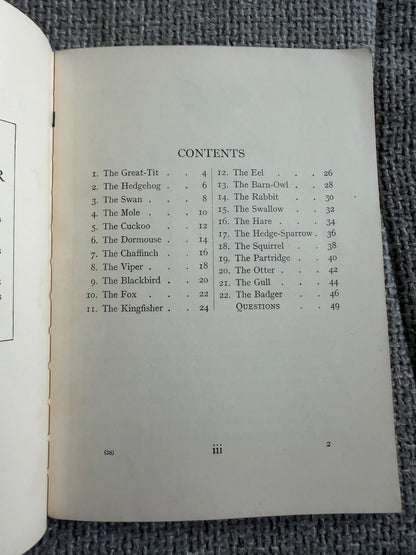 1950’s Birds & Beasts Teaching Unit 1c (Read & Remember Series) Raymond Shepherd illustrated) Thomas Nelson & Sons Ltd