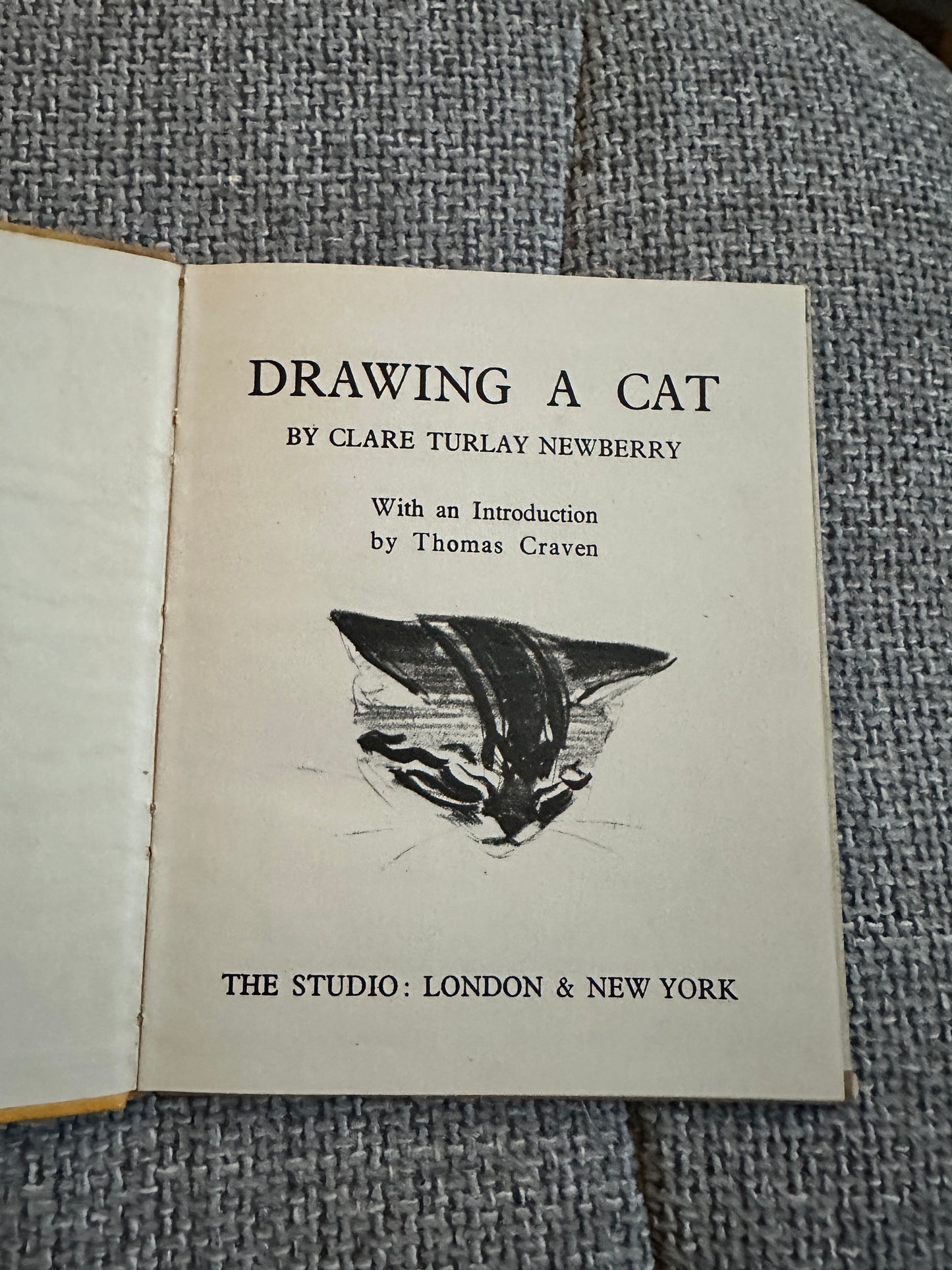 1940*1st* Drawing A Cat - Clare Turlay Newberry(intro Thomas Craven) The Studio