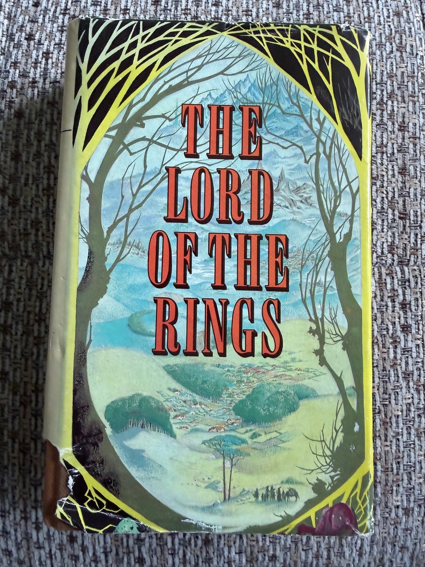 1974 The Lord Of The Rings -J. R. R. Tolkien (3-in-1 Book) Hardback (Book Club Associates)