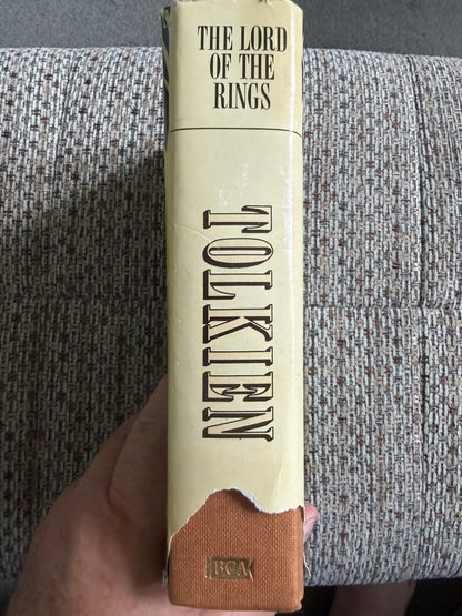 1974 The Lord Of The Rings -J. R. R. Tolkien (3-in-1 Book) Hardback (Book Club Associates)