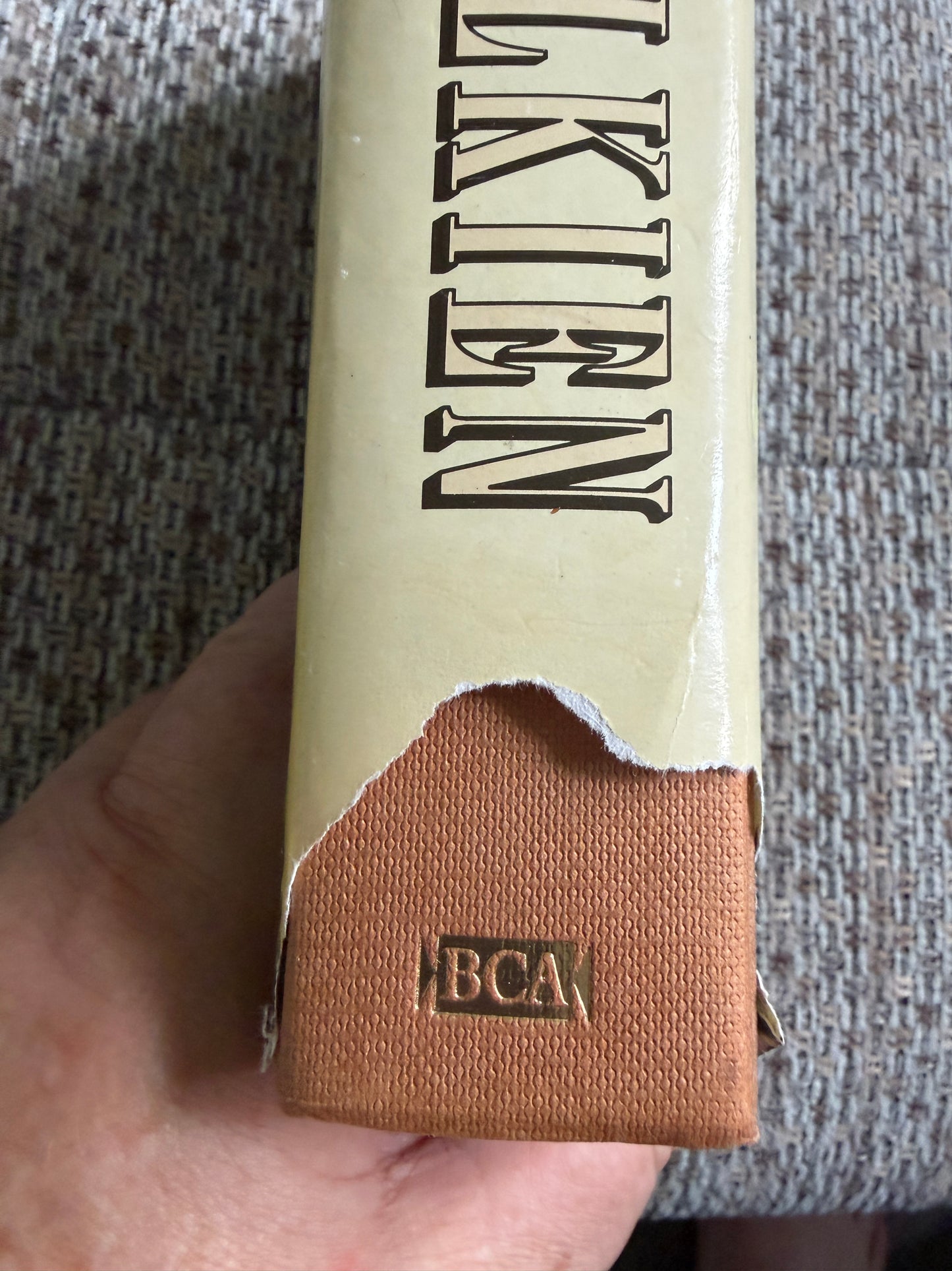 1974 The Lord Of The Rings -J. R. R. Tolkien (3-in-1 Book) Hardback (Book Club Associates)