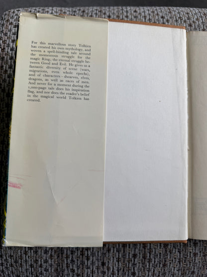 1974 The Lord Of The Rings -J. R. R. Tolkien (3-in-1 Book) Hardback (Book Club Associates)