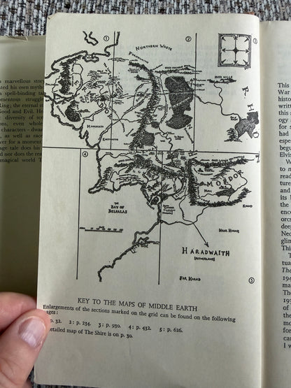 1974 The Lord Of The Rings -J. R. R. Tolkien (3-in-1 Book) Hardback (Book Club Associates)