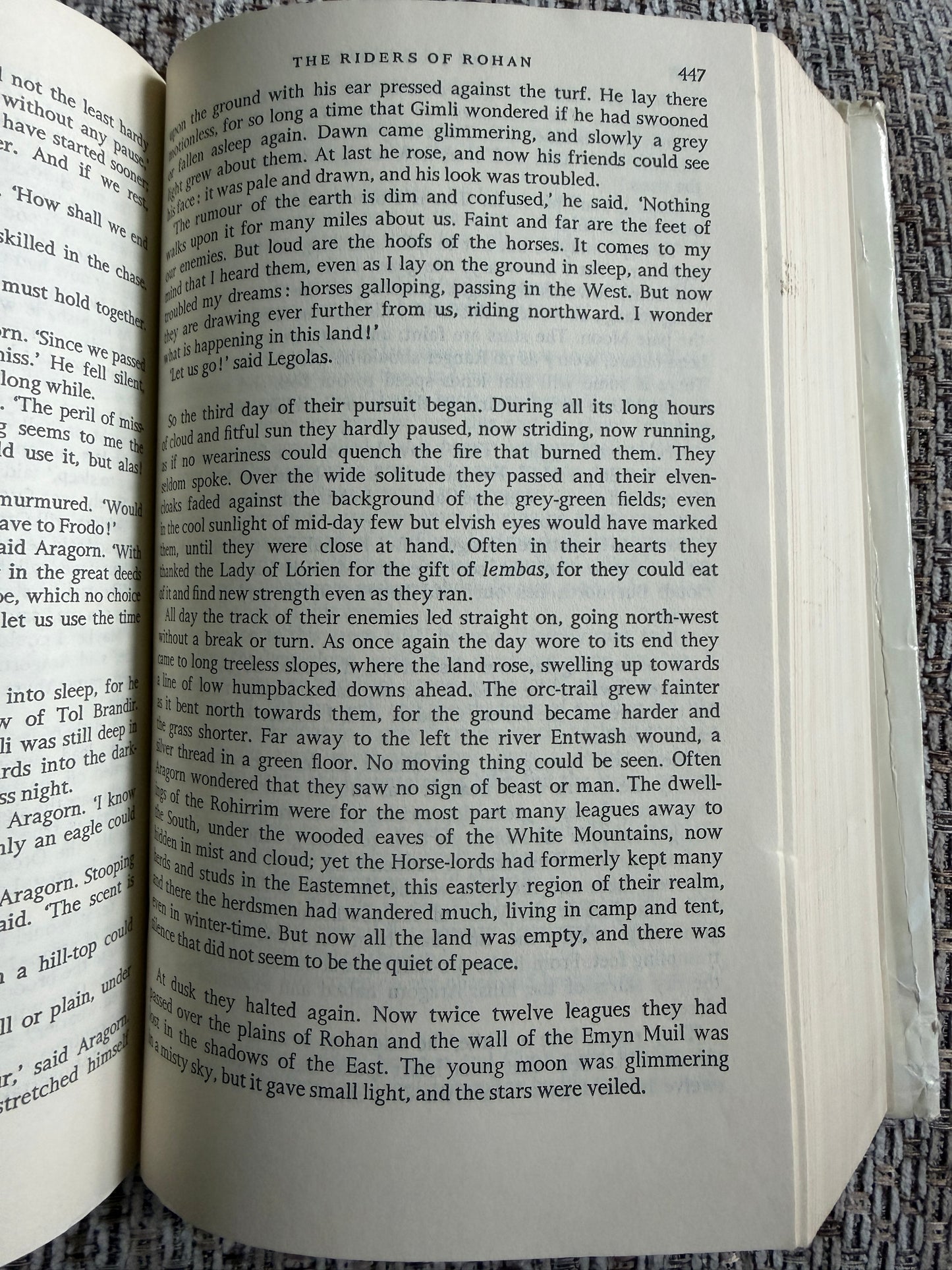 1974 The Lord Of The Rings -J. R. R. Tolkien (3-in-1 Book) Hardback (Book Club Associates)