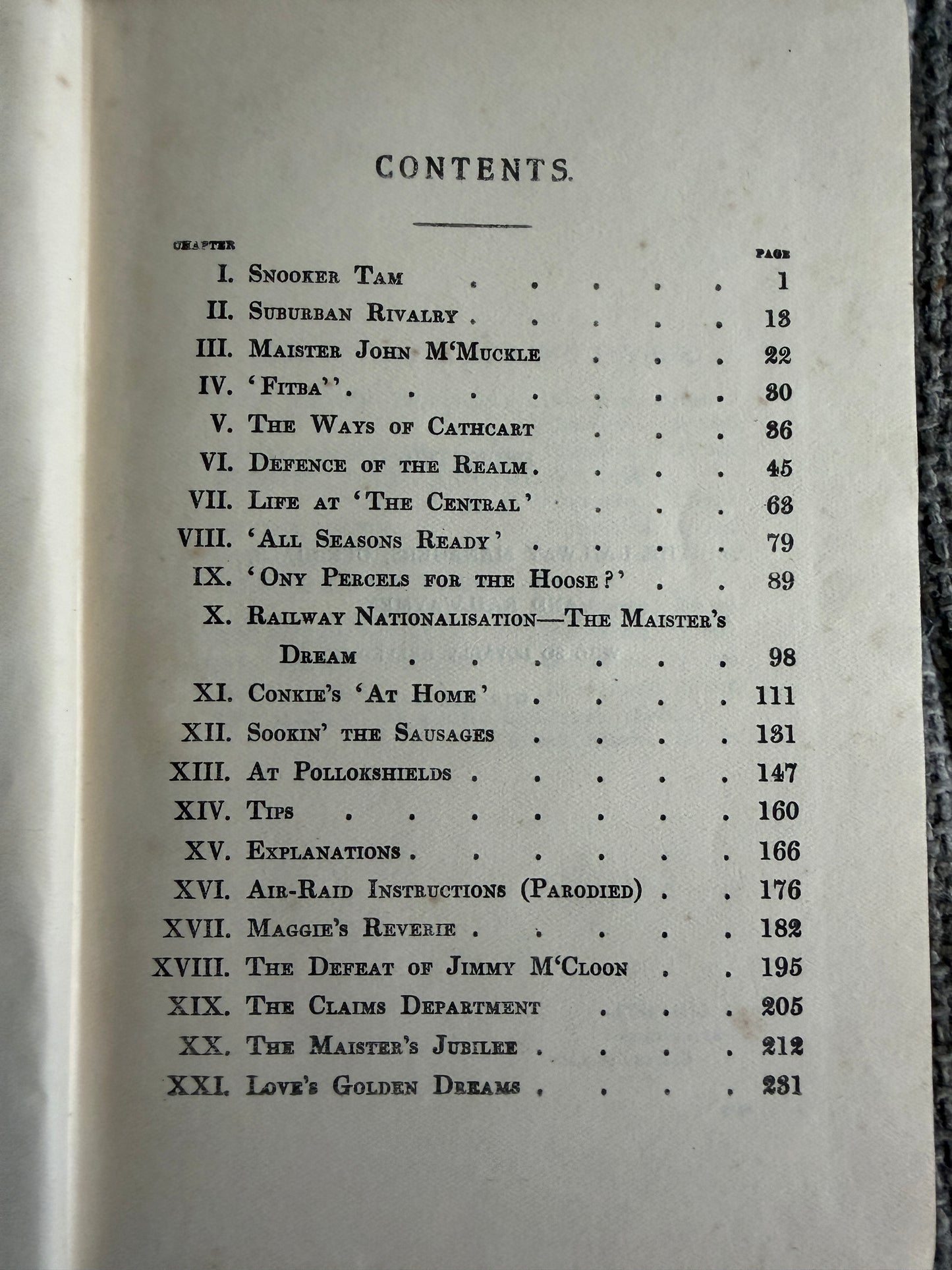 1922 Snooker Tam Of The Cathcart Railway - R. W. Campbell (W. & R. Chambers Ltd)