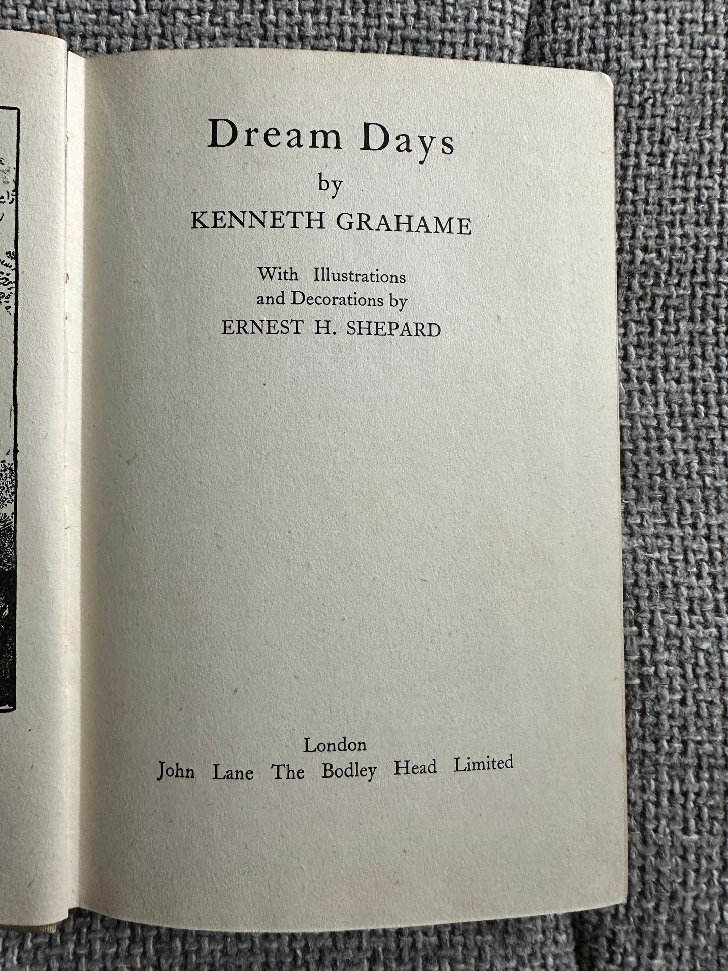 1942 Dream Days - Kenneth Grahame(Ernest H. Shepard Illust)The Bodley Head