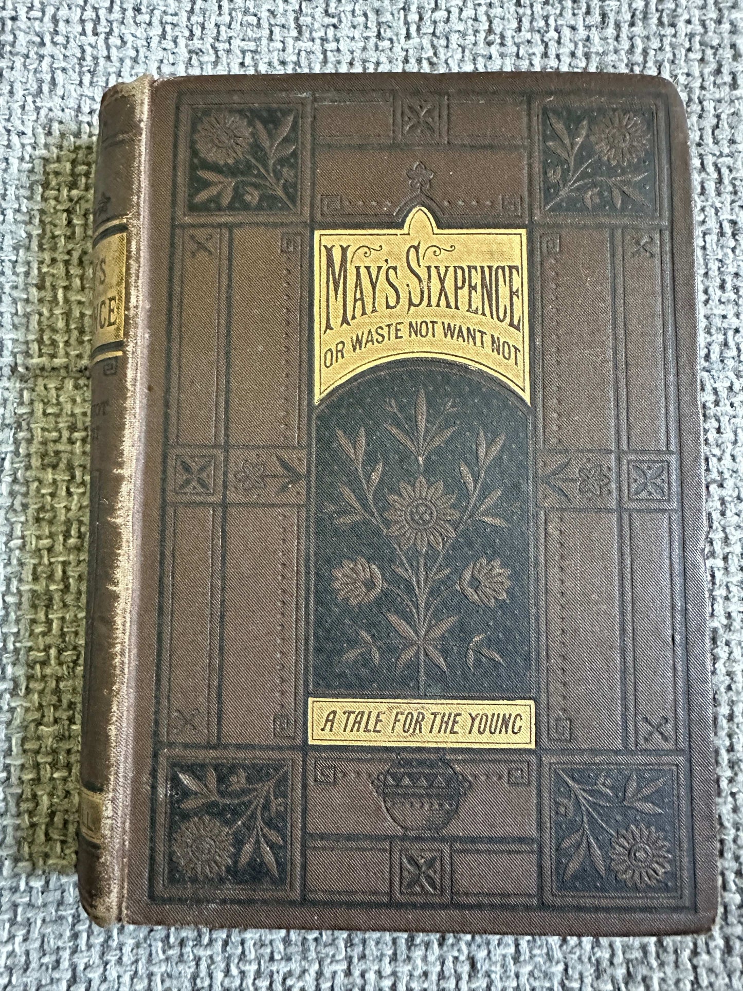 1886 May’s Sixpence Or Waste Not, Want Not - M. A. Paull (Thomas Nelson & Sons)