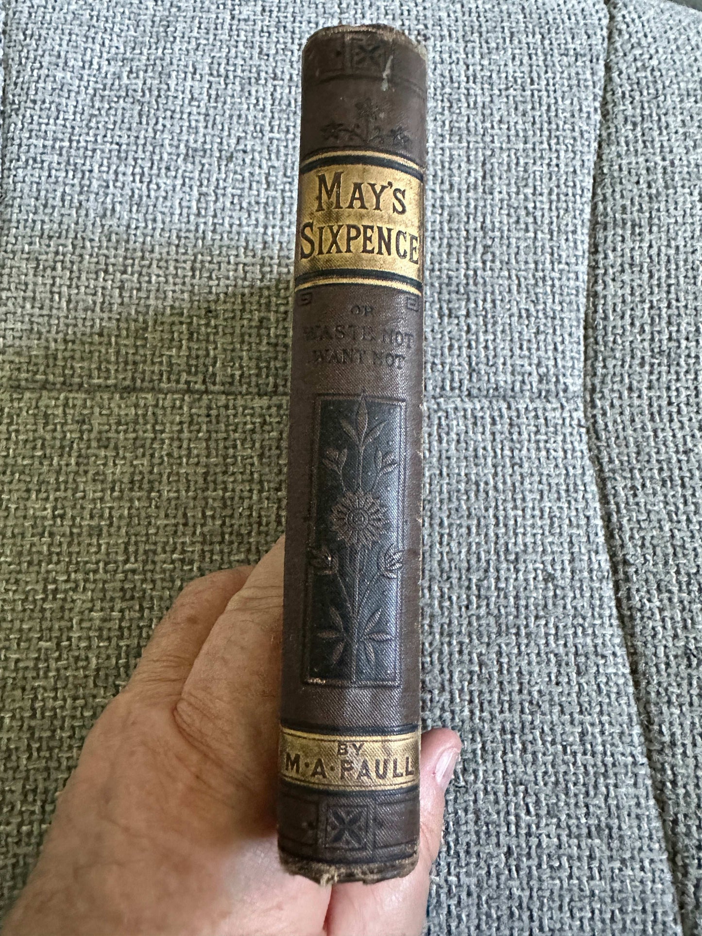1886 May’s Sixpence Or Waste Not, Want Not - M. A. Paull (Thomas Nelson & Sons)