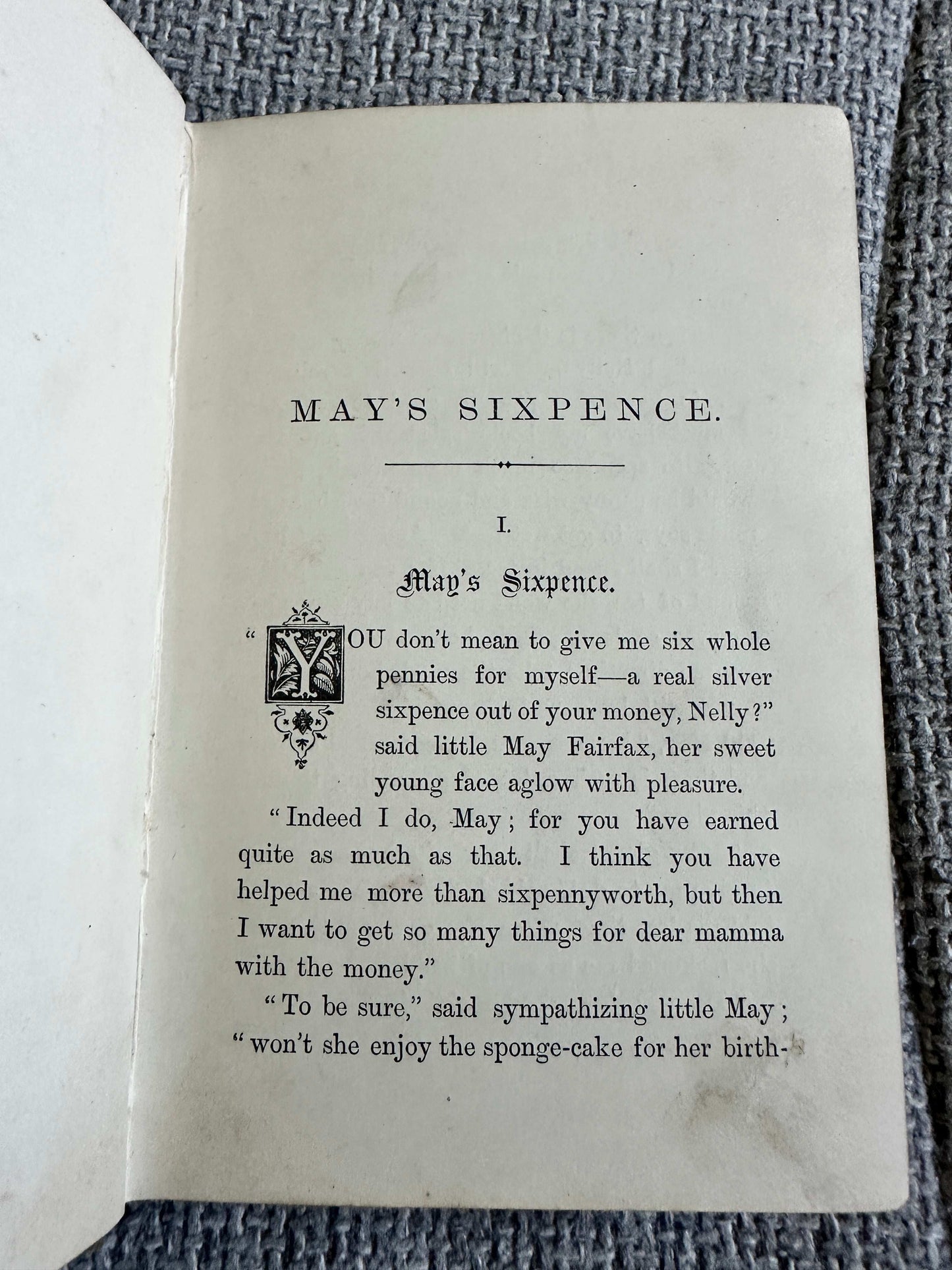 1886 May’s Sixpence Or Waste Not, Want Not - M. A. Paull (Thomas Nelson & Sons)