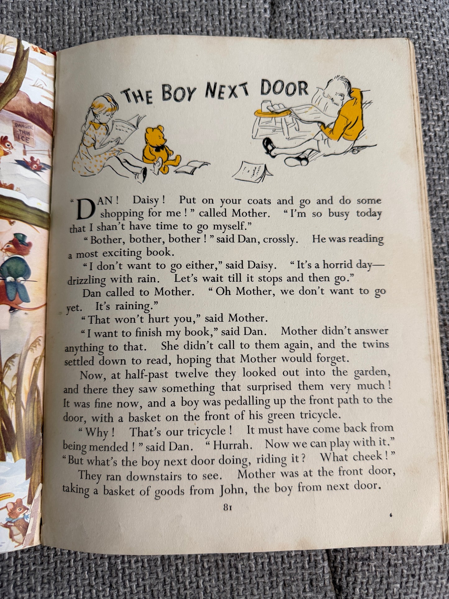 1950 Foyle’s Flower Story Book: Poppy Story Book - Enid Blyton (Kathleen Gell illust) John Gifford Ltd