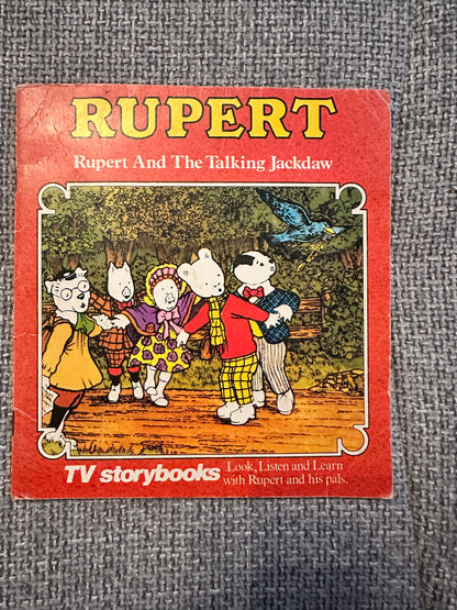 1976 Rupert & The Talking Jackdaw - Jennifer Chandler(Mick Wells illustrated)Beaverbrook Newspapers Ltd