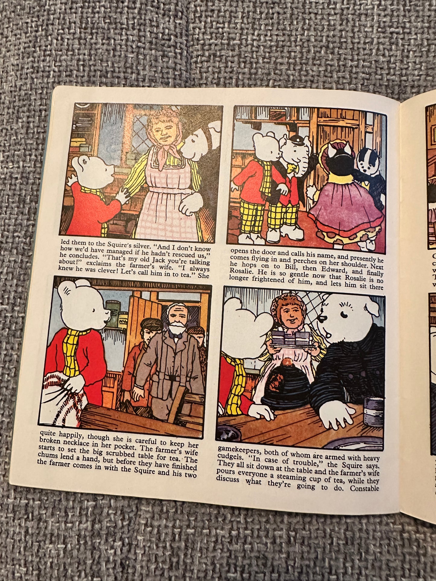 1976 Rupert & The Talking Jackdaw - Jennifer Chandler(Mick Wells illustrated)Beaverbrook Newspapers Ltd