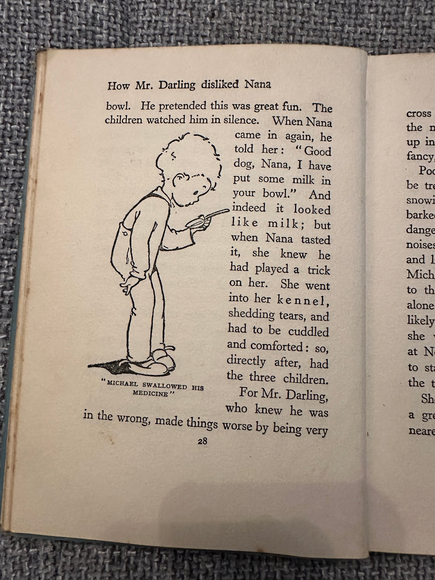 1946 J. M. Barrie’s Peter Pan & Wendy retold by May Byron(Mabel Lucie Attwell Illust)Hodder & Stoughton