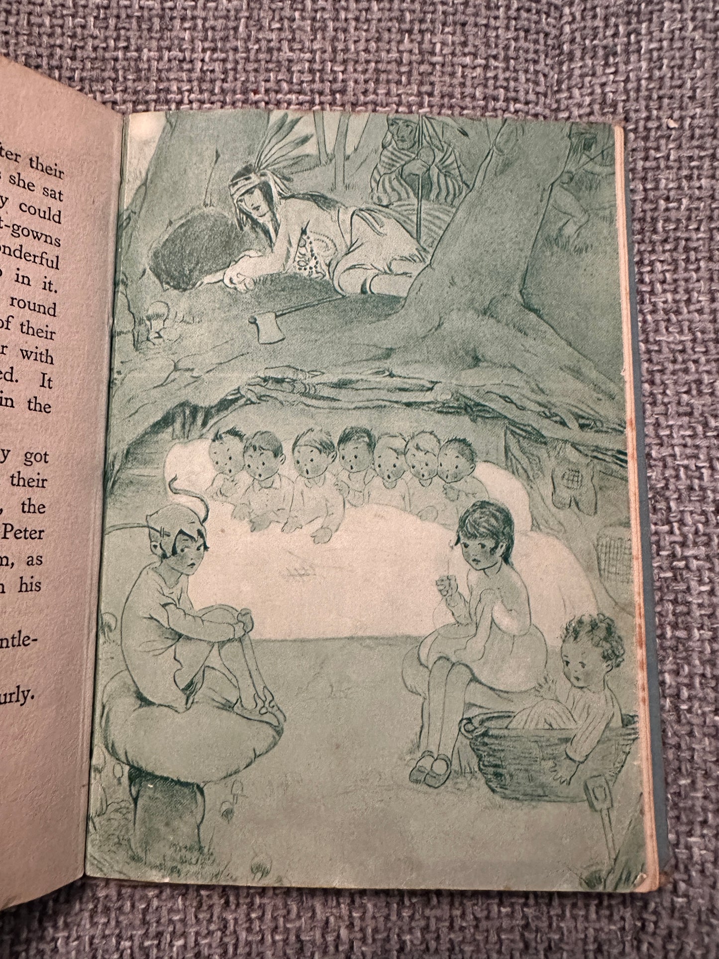 1946 J. M. Barrie’s Peter Pan & Wendy retold by May Byron(Mabel Lucie Attwell Illust)Hodder & Stoughton