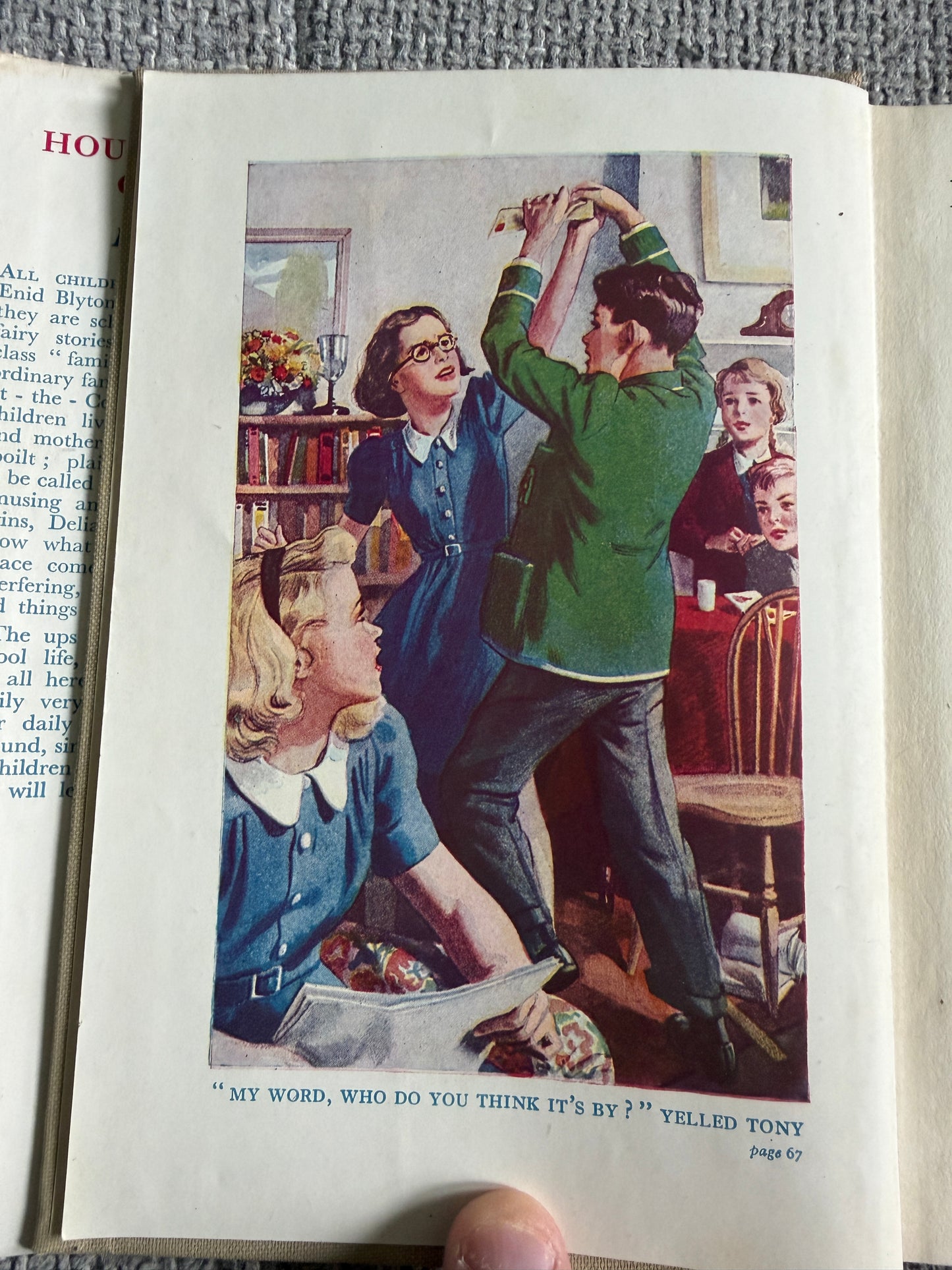 1947*1st* House At The Corner - Enid Blyton (Elsie Walker illust) Lutterworth Press