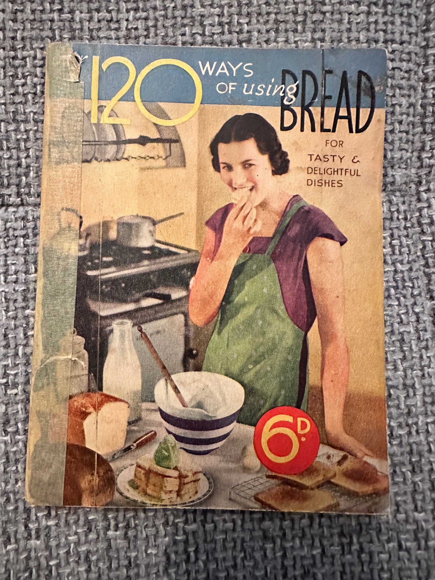 1930’s 120 Ways Of Using Bread For Tasty & Delightful Dishes(The Miller’s Mutual Association)