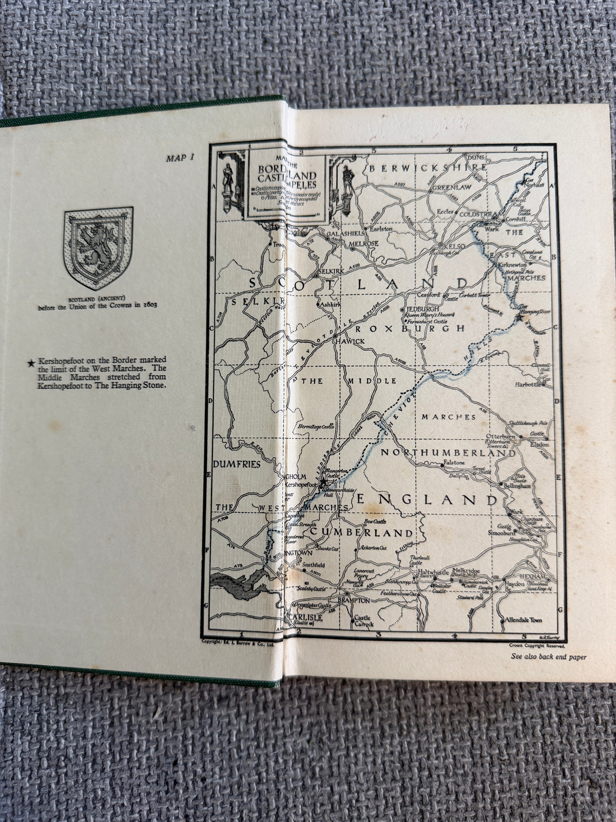 1939*1st* Borderland Castles & Peles - Robert Hugill (Ed J. Burrow & Co. Ltd)